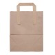 Fiesta gerecyclede bruine papieren draagtassen medium (250 stuks)