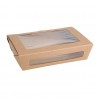 Fiesta Compostable composteerbare saladebakken met PLA venster 1200ml - 200 stuks
