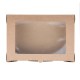 Fiesta Compostable composteerbare saladebakken met PLA venster 1200ml - 200 stuks