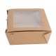 Fiesta Compostable composteerbare saladebakken met PLA venster 1200ml - 200 stuks