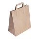 Fiesta Recycleerbare Platte Handvat Bruine Papieren Tassen Groot (250 stuks)
