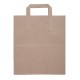 Fiesta Recycleerbare Platte Handvat Bruine Papieren Tassen Groot (250 stuks)