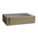 Vegware composteerbare sandwichboxen met deksel, medium – 50 stuks (bruin karton)