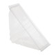 Faerch recyclebare driehoekige sandwichboxen (500 stuks) - rPET, Helder