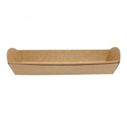Fiesta recyclebare stokbroodbak (500 stuks) - bruin karton