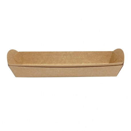Fiesta recyclebare stokbroodbak (500 stuks) - bruin karton