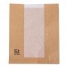 Fiesta Composteerbare Broodzakken met Glassine Venster 266x215x88mm (1000 stuks)