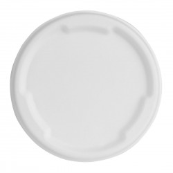 Composteerbare Bagasse Deksels voor 400/500ml Kommen – 50 stuks
