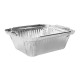 Nisbets Essentials Foliecontainers en Deksels 250ml - Aluminium Afhaalverpakkingen (50 Stuks)