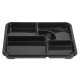 Faerch recyclebare bentoboxen 263 x 201mm – Zwart (90 stuks)