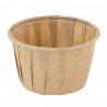 Sier Disposables soufflébakje bruin FSC® papier 37ml, ø50 x h31mm (200 stuks)