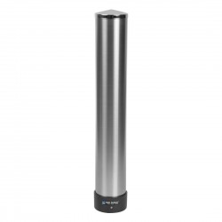 San Jamar RVS bekerdispenser 80-300ml – Zilver