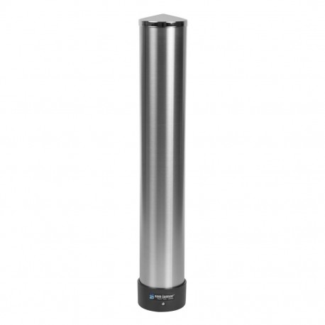 San Jamar RVS bekerdispenser 80-300ml – Zilver