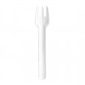 Vegware composteerbare papieren vork - wit, 1000 stuks