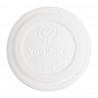 Vegware 62-serie CPLA deksels voor espressobekers (2000 stuks)