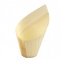 Sier Disposables Houten Beker Schuin 22cl FSC® Rood (30 stuks)
