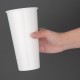Fiesta Recyclable papieren beker 90mm voor koude dranken – 625ml, wit (1000 stuks)