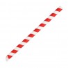 Fiesta Composteerbare Bubble Tea Rietjes Rood & Wit 12x210mm (150 stuks)