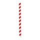 Fiesta Composteerbare Bubble Tea Rietjes Rood & Wit 12x210mm (150 stuks)