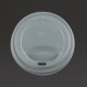 Vegware composteerbare deksels voor 34 en 45cl koffiebekers – CPLA, wit (1000 stuks)