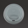 Vegware composteerbare deksels voor 34 en 45cl koffiebekers – CPLA, wit (1000 stuks)