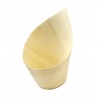 Sier Disposables Bekertje Hout "Schuin" 5cl FSC® ø32 x h75/35mm - 50 stuks