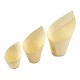Sier Disposables Bekertje Hout "Schuin" 5cl FSC® ø32 x h75/35mm - 50 stuks