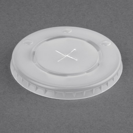 Fiesta Recyclable polystyreen deksels voor papieren bekers FP780 - Wit (1000 stuks)
