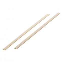 Bamboe roerstaafjes 140 mm - doos 1000 stuks (rood)
