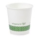 Vegware composteerbare espressobekers 11,3cl wit (1000 stuks) - PLA & papier