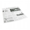 Vetvrij papier 300 x 300 mm met krantenprint – Sier Disposables (doos 300 stuks)