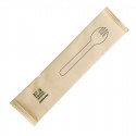 Fiesta Compostable individueel verpakte houten sporken - 500 stuks