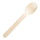 Fiesta Compostable individueel verpakte houten sporken - 500 stuks