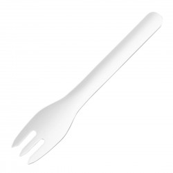 Fiesta Composteerbare Papieren Vorken 155mm (100 stuks) - Wit