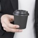 Fiesta Recyclebare Hot Cups Enkelwandig Zwart 170ml (1000 stuks)