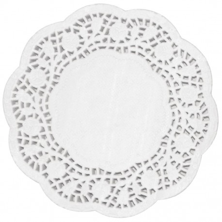 Olympia papieren taartranden 24 cm – set van 250 stuks