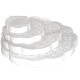 Olympia papieren taartranden 24 cm – set van 250 stuks