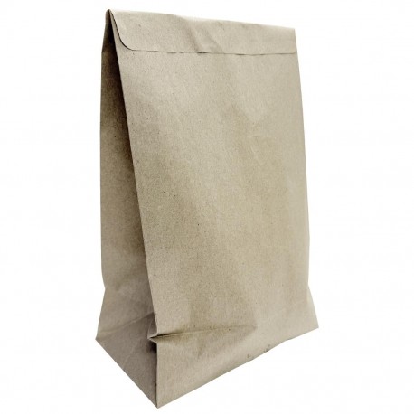 Fiesta Recyclebare afsluitbare afhaalzakken Groot – bruin papier (250 stuks)