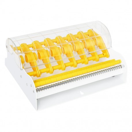 Hygiplas metalen multi-etikettendispenser – geel