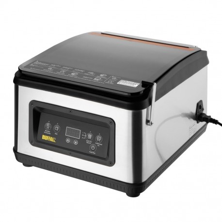 Buffalo vacuüm sealmachine 6,8L – RVS professionele sealmachine, zilver