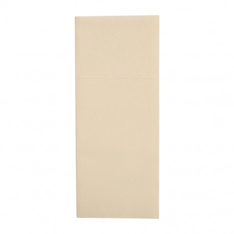 Fiesta Recyclebaar Premium Tablin Dinerservet Crème 48x40cm Airlaid Pocket Fold (400 stuks)