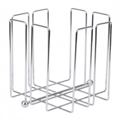 Olympia Servethouder 190 x 190mm - RVS Zilver