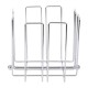 Olympia Servethouder 190 x 190mm - RVS Zilver