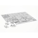 Dining Kids puzzel om in te kleuren Chef - A4 kleurplaat en puzzel (25 stuks)
