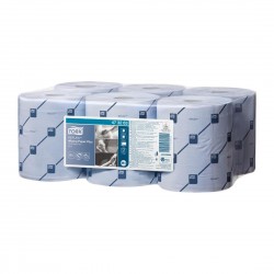 Tork Reflex handdoekrollen blauw (6 stuks) – Poetsrollen voor DB461 en DC488