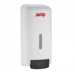 Jantex zeepdispenser wit 1L – hygiënische handreiniger dispenser