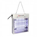 Eazyzap LED insectenverdelger 8W geborsteld RVS