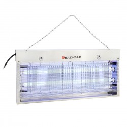 Eazyzap energiezuinige roestvrijstalen LED vliegenlamp 150 m²