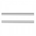 Jantex metalen buis (2 stuks) – zilveren accessoire voor JA871