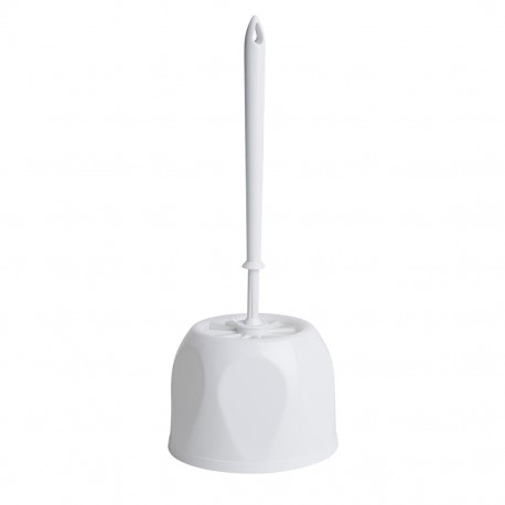 Nisbets Essentials Ronde Toiletborstel & Houder – Wit